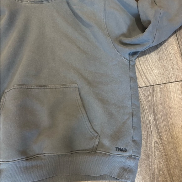 TNA Cozy Fleece Hoodie in Gray - Picture 3 of 4